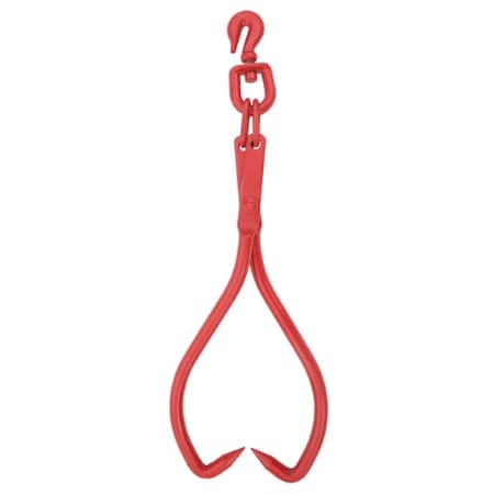 1918 Nature Spring , Skidding Swivel Tongs , 17 Inch , Red